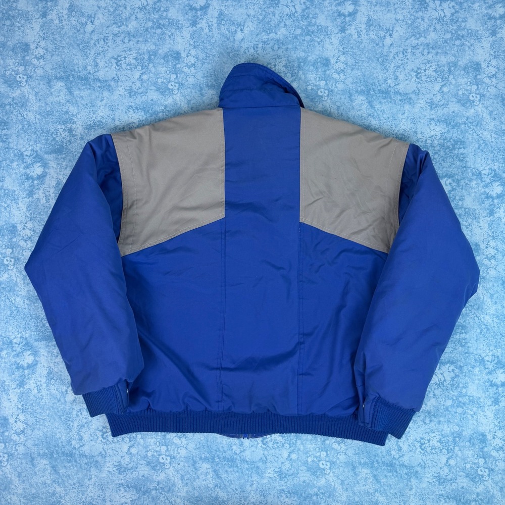 Vintage Ford Motorsports Bomber Jacket Mens Large Puffer Racing Coat - Picture 10 of 15